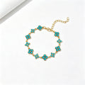 Cross-border Fashion Turquoise-look Bracelet - Nova LuxeCross-border Fashion Turquoise-look Bracelet