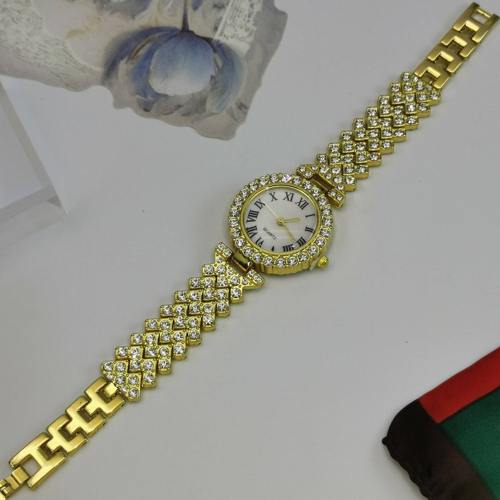 Fashion Business Women's Watch in Gold and Rose Gold - Nova LuxeFashion Business Women's Watch in Gold and Rose Gold