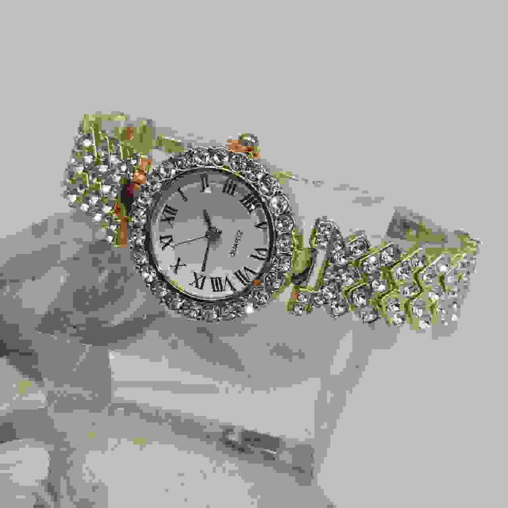 Fashion Business Women's Watch in Gold and Rose Gold - Nova LuxeFashion Business Women's Watch in Gold and Rose Gold