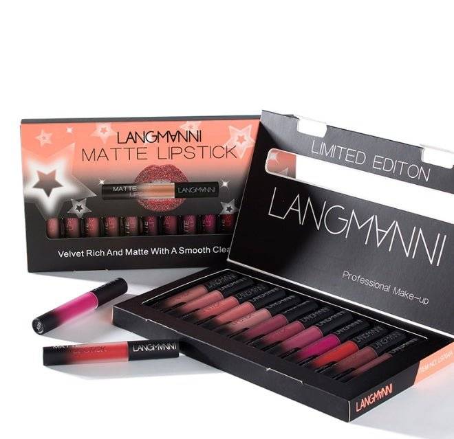 Matte Lipstick Waterproof Long-lasting Velvet Lipstick Set - Nova LuxeMatte Lipstick Waterproof Long-lasting Velvet Lipstick Set