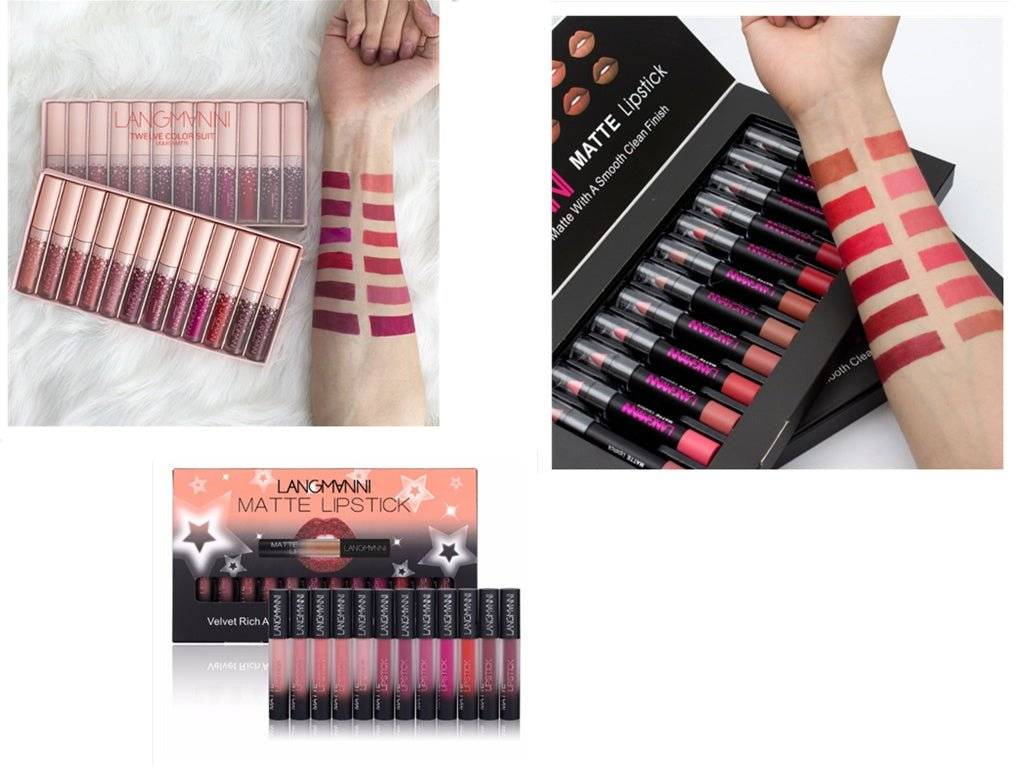 Matte Lipstick Waterproof Long-lasting Velvet Lipstick Set - Nova LuxeMatte Lipstick Waterproof Long-lasting Velvet Lipstick Set