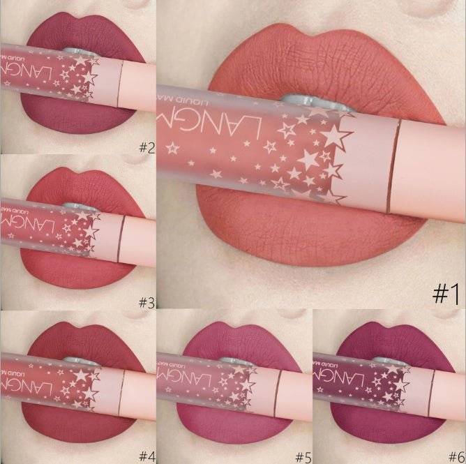 Matte Lipstick Waterproof Long-lasting Velvet Lipstick Set - Nova LuxeMatte Lipstick Waterproof Long-lasting Velvet Lipstick Set
