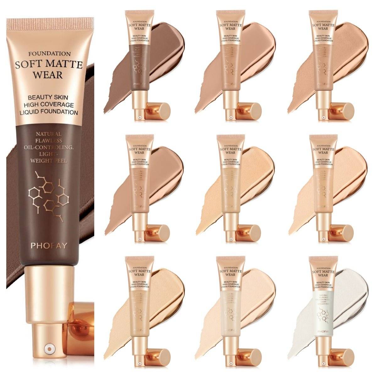 PHOFAY Full Coverage Foundation - Nova LuxePHOFAY Full Coverage Foundation