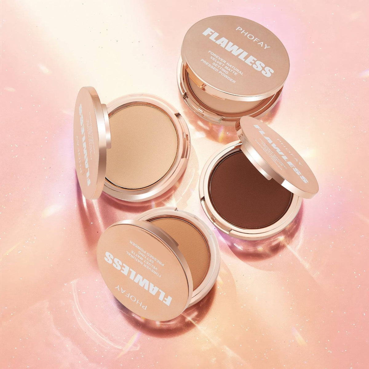 PHOFAY Matte Setting Pressed Powder - Nova LuxePHOFAY Matte Setting Pressed Powder