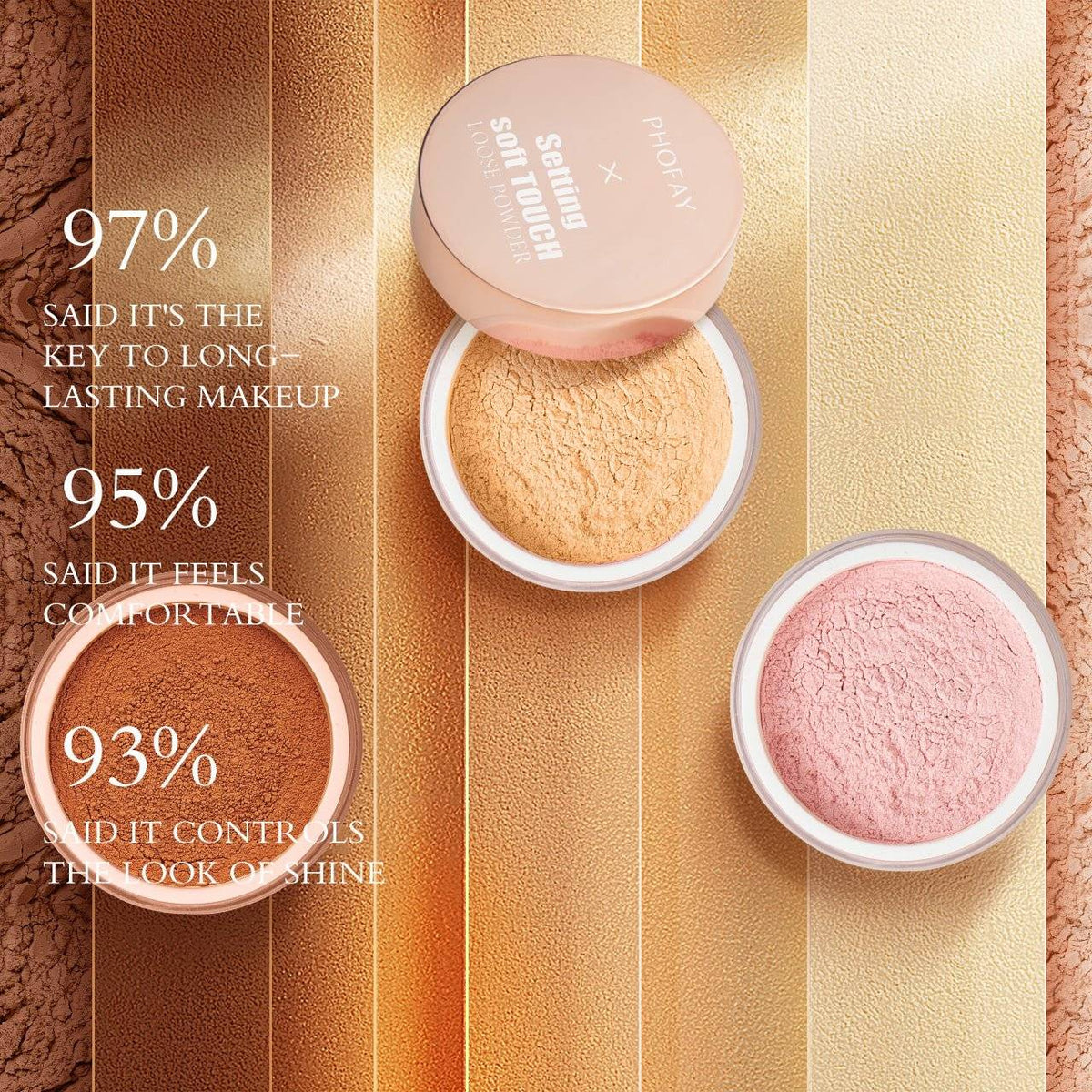 PHOFAY Setting Soft Touch Loose Powder - Nova LuxePHOFAY Setting Soft Touch Loose Powder
